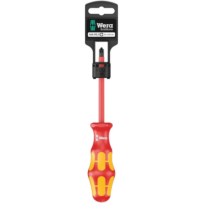 Wera Pozidriv, Slotted Insulated Screwdriver, VDE/1000V