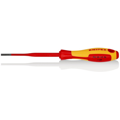 Knipex Slotted  Screwdriver, VDE/1000V