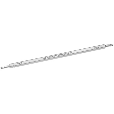 Facom Resistorx Reversible Screwdriver Blade, IPR10, IPR15 Tip
