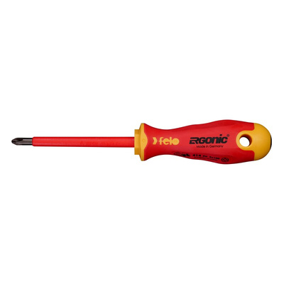 Felo Phillips Insulated Screwdriver, PH1 Tip, VDE/1000V