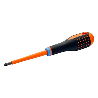Bahco Slotted Insulated Screwdriver, PZ1-PZ2 Tip, VDE/1000V