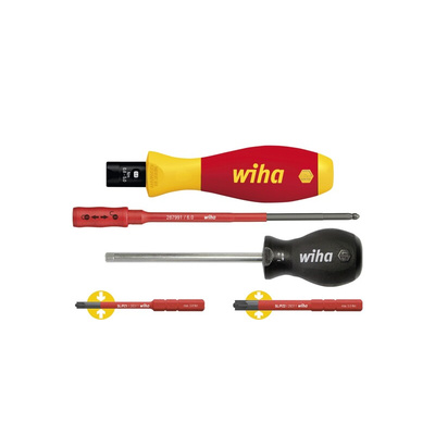 Wiha Adjustable Pozidriv Torque Screwdriver, 0.8 → 5.0Nm, SL/PZ1 Drive, ±6 % Accuracy