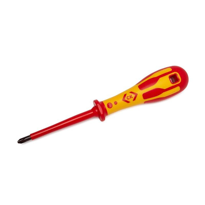 CK Phillips  Screwdriver, PH2 Tip, 100 mm Blade, VDE/1000V, 220 mm Overall