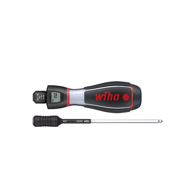 Wiha Tools Adjustable Hex Torque Screwdriver, 0.8 → 3Nm, 4 mm Drive, No, ± 6 % Accuracy