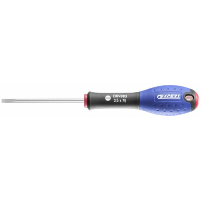 Expert by Facom Slotted Parallel  Screwdriver, 5/64 in Tip, 50 mm Blade, 205 mm Overall