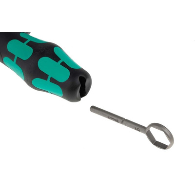Wera Adjustable Hex Torque Screwdriver, 3 → 6Nm, 1/4 in Drive, ±6 % Accuracy
