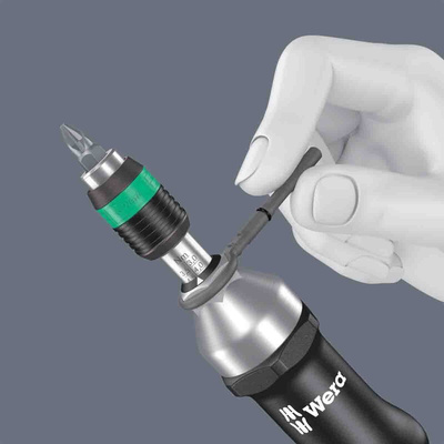 Wera Adjustable Hex Torque Screwdriver, 3 → 6Nm, 1/4 in Drive, ±6 % Accuracy