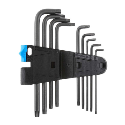 Wera 9-Piece Torx Key Set, L Shape, Long Arm
