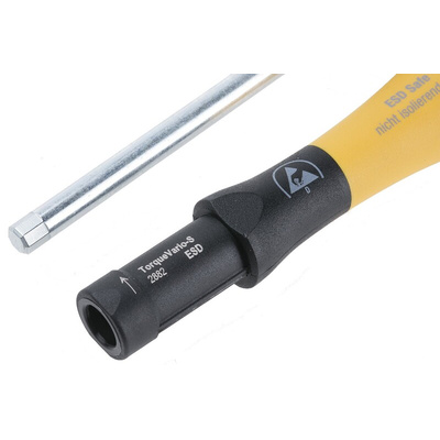 Wiha Tools Adjustable Hex Torque Screwdriver, 0.4 → 1.0Nm, 4 mm Drive, ESD Safe, ±6 % Accuracy