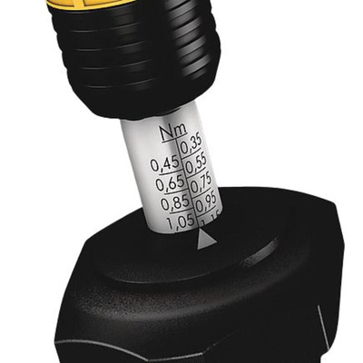 Wera Adjustable Torque Screwdriver, 0.3 → 1.2Nm, 1/4 in Drive, ESD Safe, ±6 % Accuracy