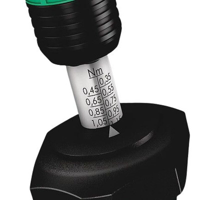 Wera Hex Torque Screwdriver & Bit Set, 0.3 → 3Nm, 1/4 in Drive, ± 6 % Accuracy