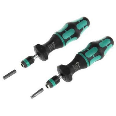 Wera Torque Screwdriver & Bit Set, 0.3 → 6Nm, ± 6 % Accuracy
