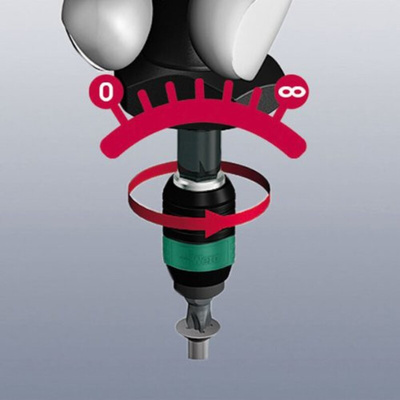 Wera Pre-Settable Hex Torque Screwdriver, 0.3 → 1.2Nm, 1/4 in Drive, ±6 % Accuracy