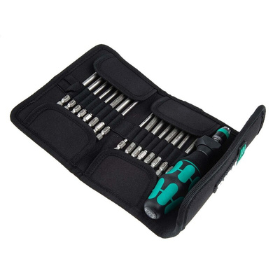 Wera Torque Screwdriver & Bit Set, 1.2 → 3Nm, ±6 % Accuracy