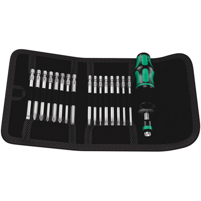Wera Torque Screwdriver & Bit Set, 1.2 → 3Nm, ±6 % Accuracy