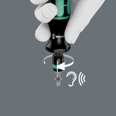 Wera Pre-Settable Hex Torque Screwdriver, 2.5 → 11.5lb/in, 1/4 in Drive, ±6 % Accuracy