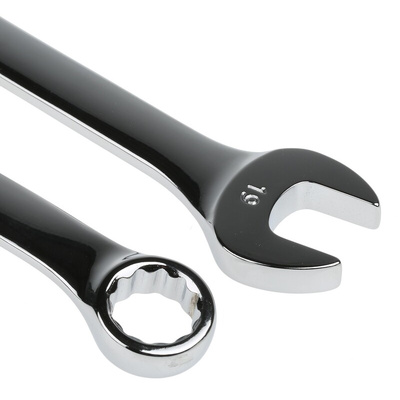 RS PRO 11-Piece Spanner Set, 6 → 19 mm, 6 → 19 mm, Chrome Vanadium Steel