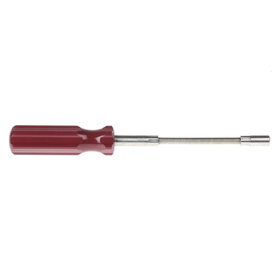 RS PRO Hexagon Nut Driver, 7 mm Tip, 150 mm Blade, 250 mm Overall