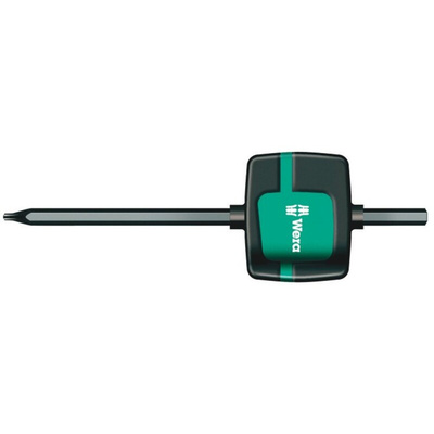 Wera 1-Piece Torx Key, T15 Size, T Shape, Long Arm