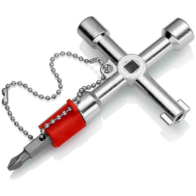 Knipex Diecast Zinc 3-way Control Cabinet Key