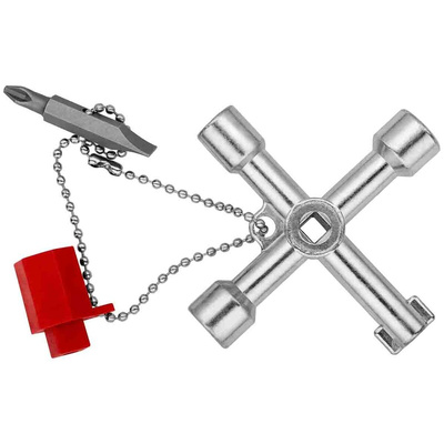 Knipex Diecast Zinc 3-way Control Cabinet Key