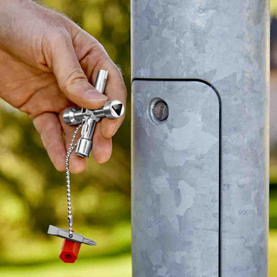 Knipex Diecast Zinc 3-way Control Cabinet Key