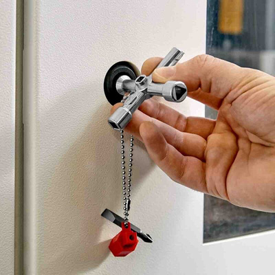Knipex Diecast Zinc 3-way Control Cabinet Key