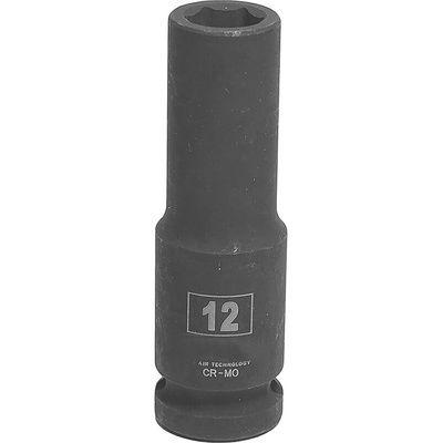 RS PRO 12mm, 1/2 in Drive Deep Impact Socket Hexagon