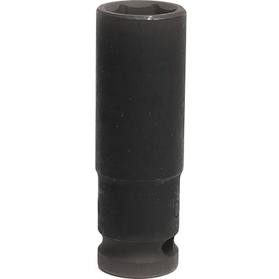 RS PRO 17mm, 1/2 in Drive Deep Impact Socket Hexagon