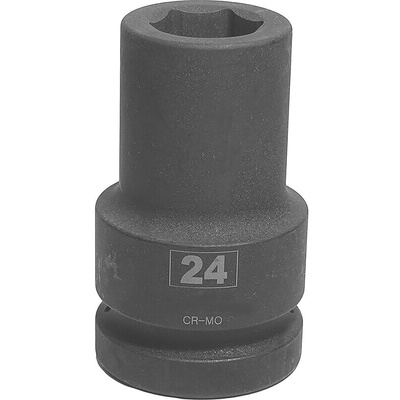 RS PRO 24mm, 1 in Drive Deep Impact Socket Hexagon