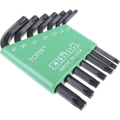 RS PRO 7-Piece Torx Key Set, L Shape, Short Arm