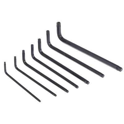 RS PRO 7-Piece Torx Key Set, L Shape, Long Arm