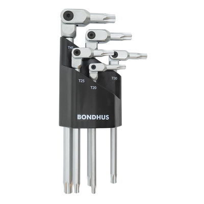 Bondhus 5-Piece Torx Key Set, Long Arm
