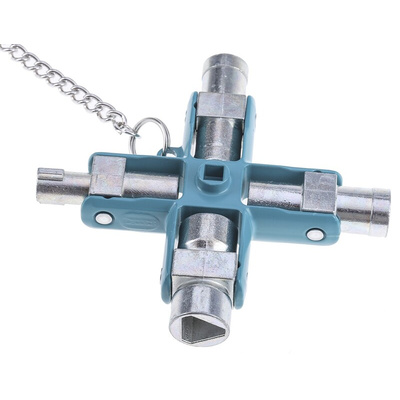 Phoenix Contact Diecast Zinc 9-way Control Cabinet Key