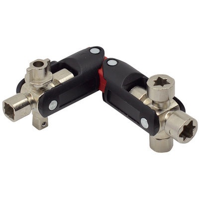 RS PRO Diecast Zinc, Fiberglass Reinforced Plastic 13-way Control Cabinet Key