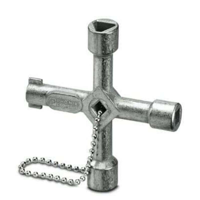 Phoenix Contact Diecast Zinc 4-way Control Cabinet Key