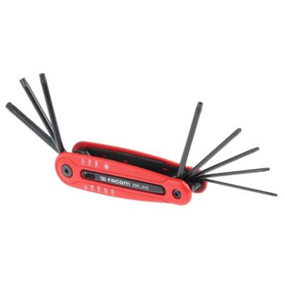 Facom 8-Piece Torx Key Set, Short Arm