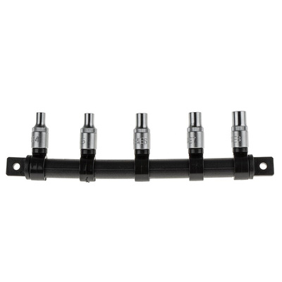 RS PRO 5-Piece 1/4 in Standard Socket Set , e-Torx