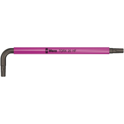 Wera 1-Piece Torx Key, 104 mm Size, L Shape