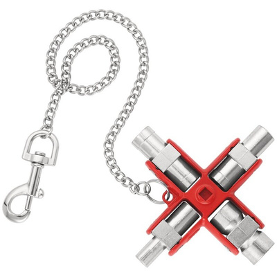 Knipex Diecast Zinc 9-way Universal Key, 5 → 11 mm Capacity