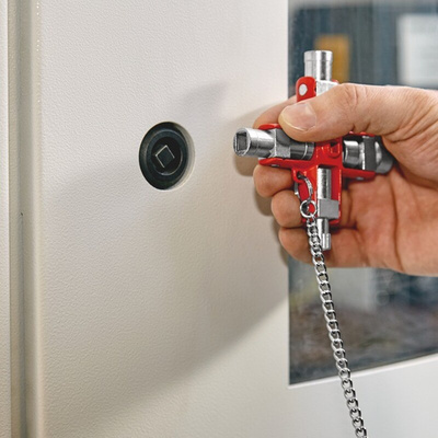 Knipex Diecast Zinc 9-way Universal Key, 5 → 11 mm Capacity