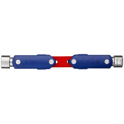 Knipex Diecast Zinc 9-way Control Cabinet Key, 5 → 11 mm Capacity