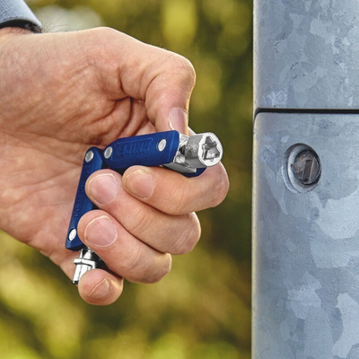 Knipex Diecast Zinc 9-way Control Cabinet Key, 5 → 11 mm Capacity