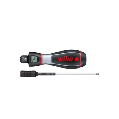 Wiha Tools Adjustable Hex Torque Screwdriver, 0.4 → 1.5Nm, 4 mm Drive, No, ± 6 % Accuracy