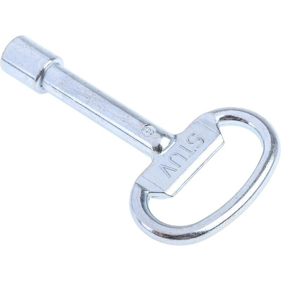 Steinbach & Vollman 1-way Control Cabinet Key, Triangle 8mm Capacity