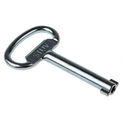 Steinbach & Vollman 1-way Control Cabinet Key, Double-Bit Key 5mm Capacity