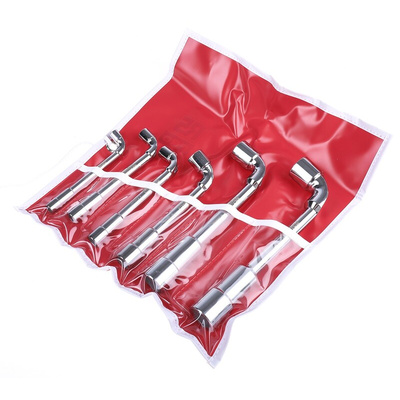 RS PRO Hex Tubular Box Spanner Set, 6 Pieces, 8 → 19 mm Tip