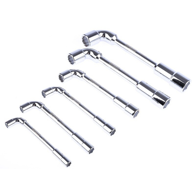 RS PRO Hex Tubular Box Spanner Set, 6 Pieces, 8 → 19 mm Tip