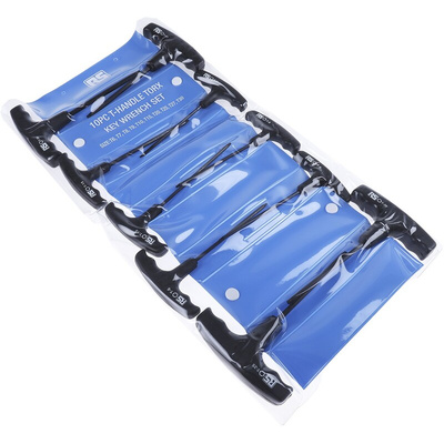 RS PRO 10-Piece Torx Key Set, T Shape, Long Arm