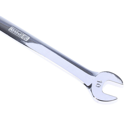 RS PRO Combination Spanner, 10mm, Metric, Double Ended, 161 mm Overall